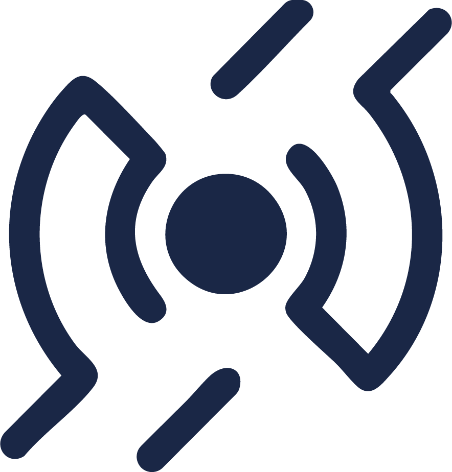 logo ícone azul